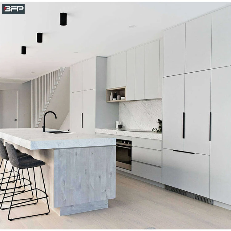 BFP Free Design Hot Sale White Kitchen Island Mini Modular Ilot De Cuisine Blanc Kitchen Unit