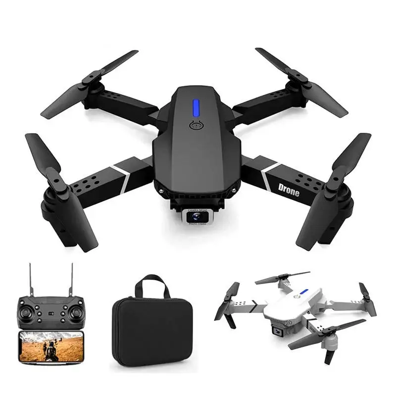 E88 Pro mini drone drones with 4k camera professional remote control battery accessories FPV drone for kids toys