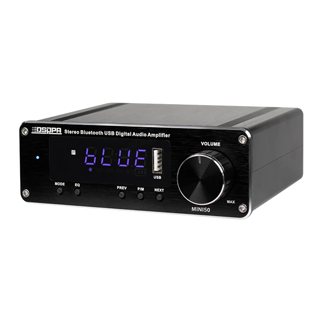 DSPPA MINI50 2x40W Mini Stereo Mixer Amplifier