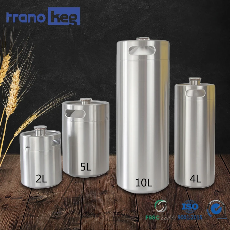 2l 5l 3.6l 4l 10l Empty Beer Kegs Made In China Multi-capacity Draft Beer Keg For Craft Beer