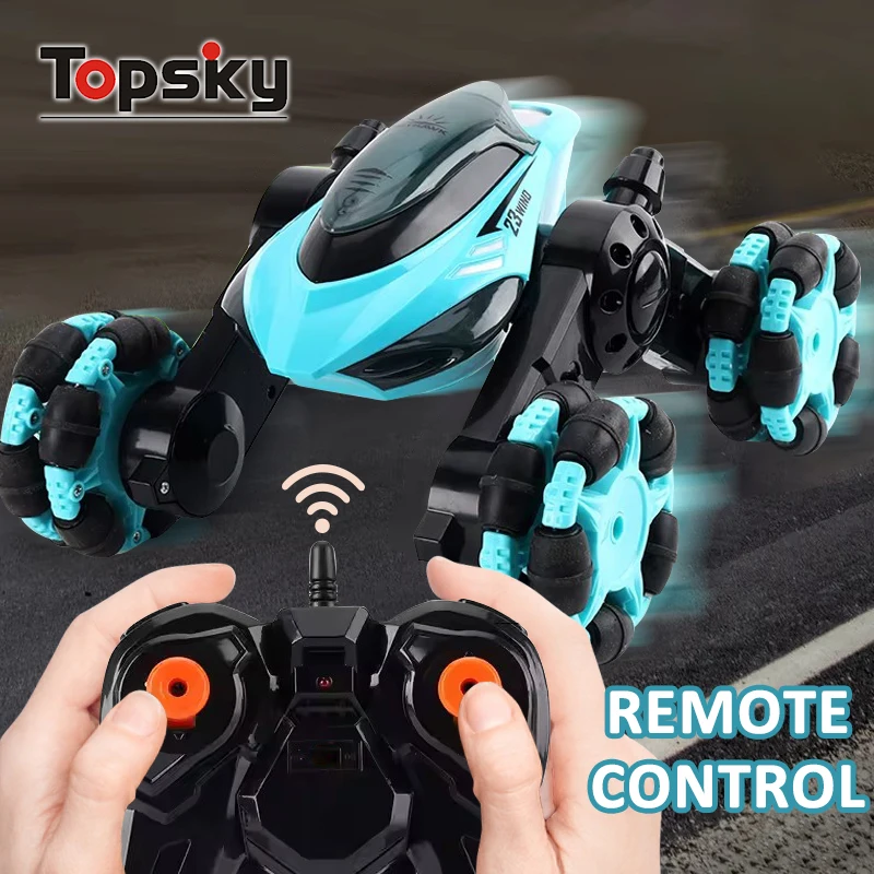 High Quality Plastic 6 Channel Remote Control Electric Drifting Off-road Vehicle Toys 360 Degree Rotation Radio Control Car Toys