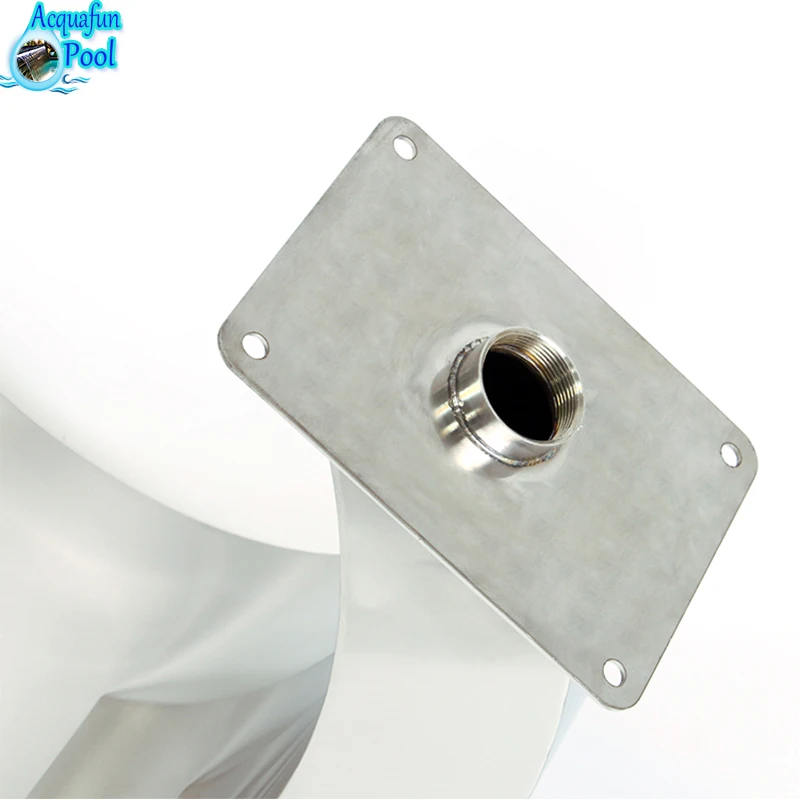 pond decoration stainless steel pool spout mirror water fountain small indoor waterfall