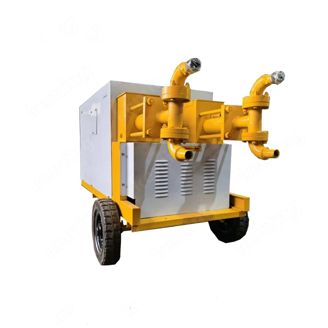 China Hydraulic Double Cylinder pumps Cement Grouting Pump parts For Grouting Project
