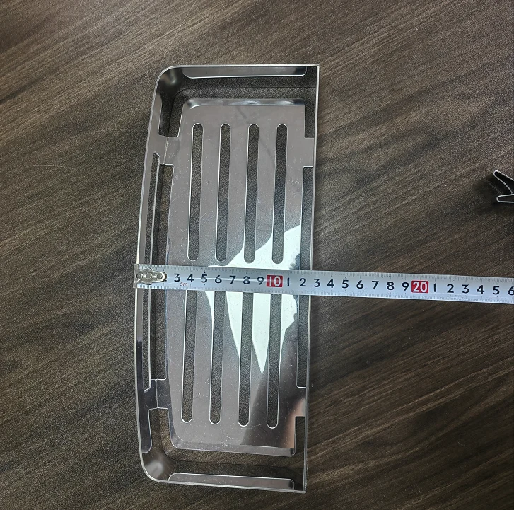 Custom 304 Stainless Steel Bathroom Corner Shelf Shower Shelves Caddy Wall Mounted Bathroom Accessories