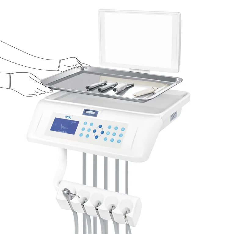 KEGON ce iso approved dental unit chair medial equipment with curing light