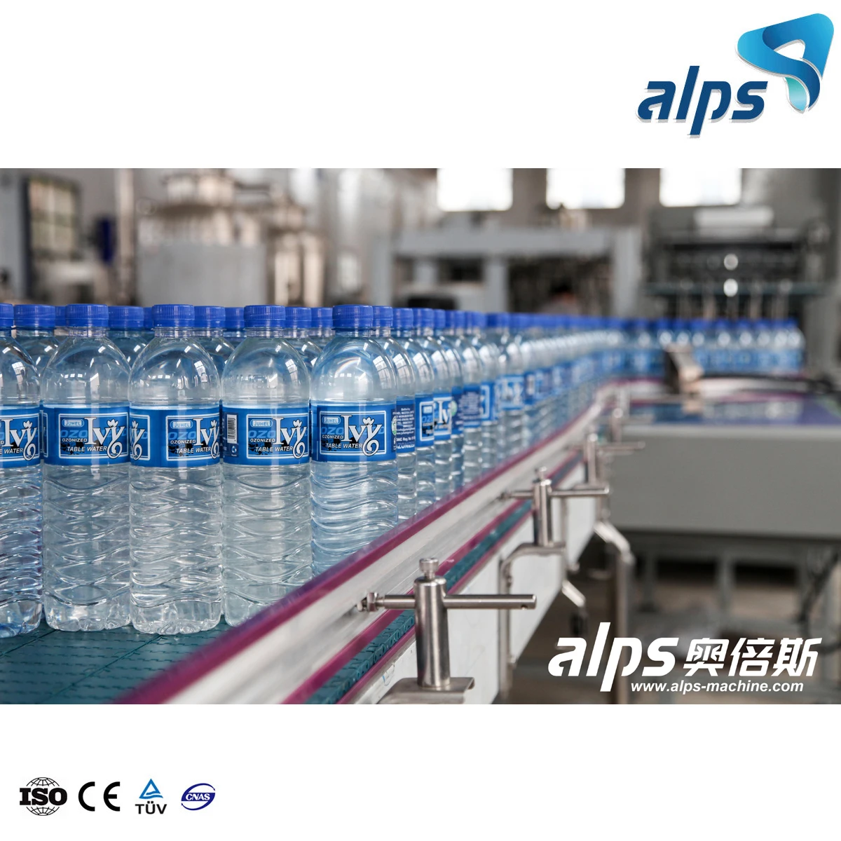 Complete PET Drinking Bottle Liquid Beverage Production Line Automatic Alkaline Mineral Pure Water Filling Machine