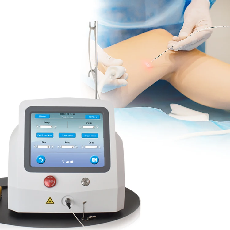 Hot Sale Model 980nm1470nm Double Wave Diode Laser For The Treatment Of Varicose Vein Vascular Disease