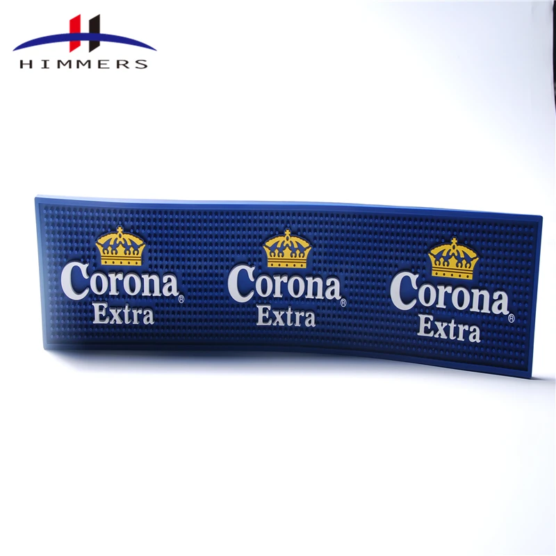 
OEM barware manufacturer promotion wine custom rubber beer drip spill soft PVC bar runner mat 