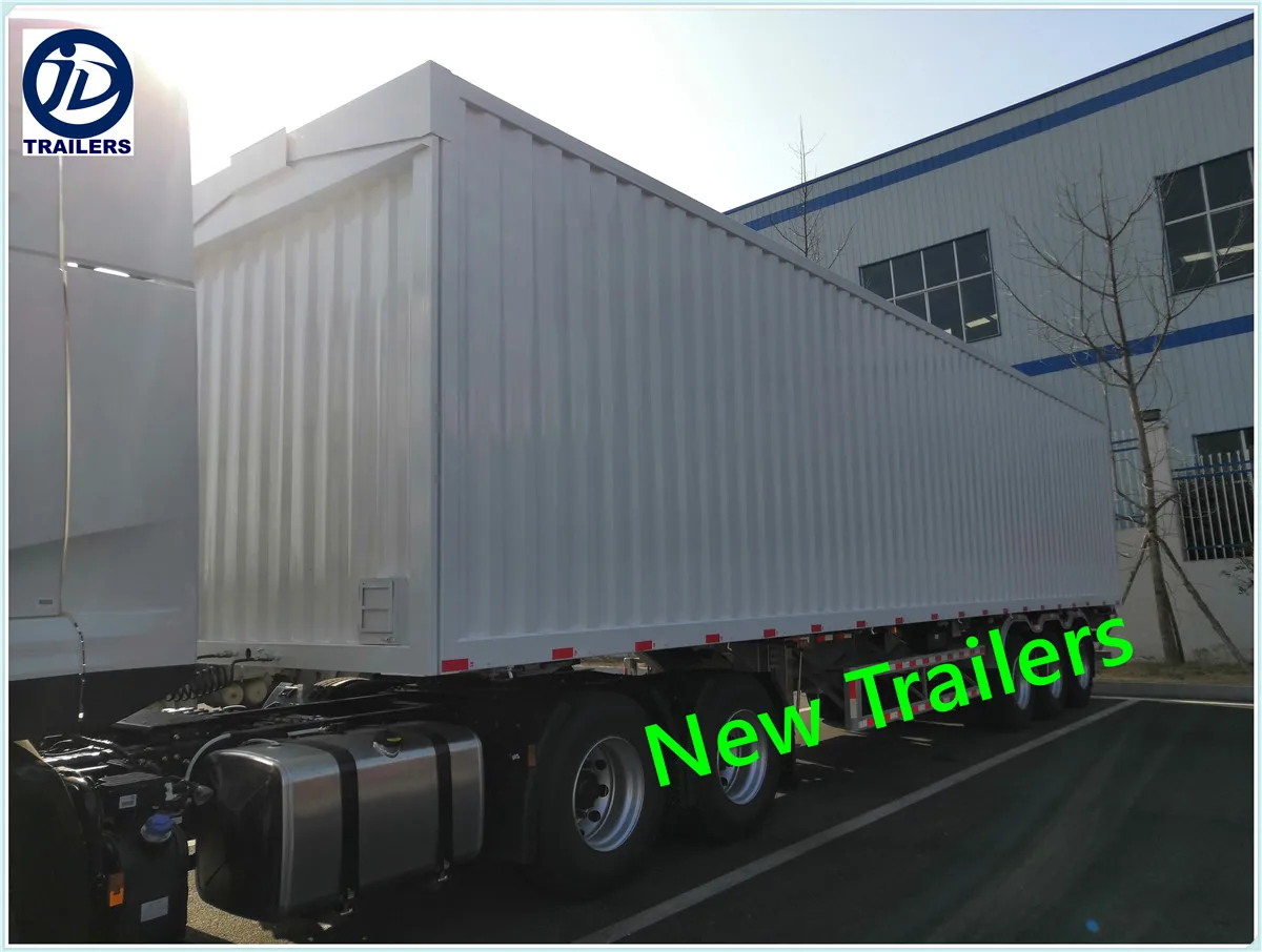 OYJD new product 13m wing van truck trailer use paper wine water food transport hydraulic automatic open close sidewall on