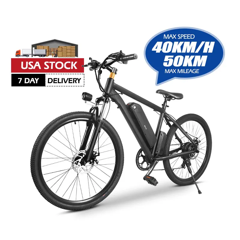 MK010 Us Eu Warehouse 48v 350w 26 Inch Best Ebike Electric Mountain Bike Moped Bicycle Made In China