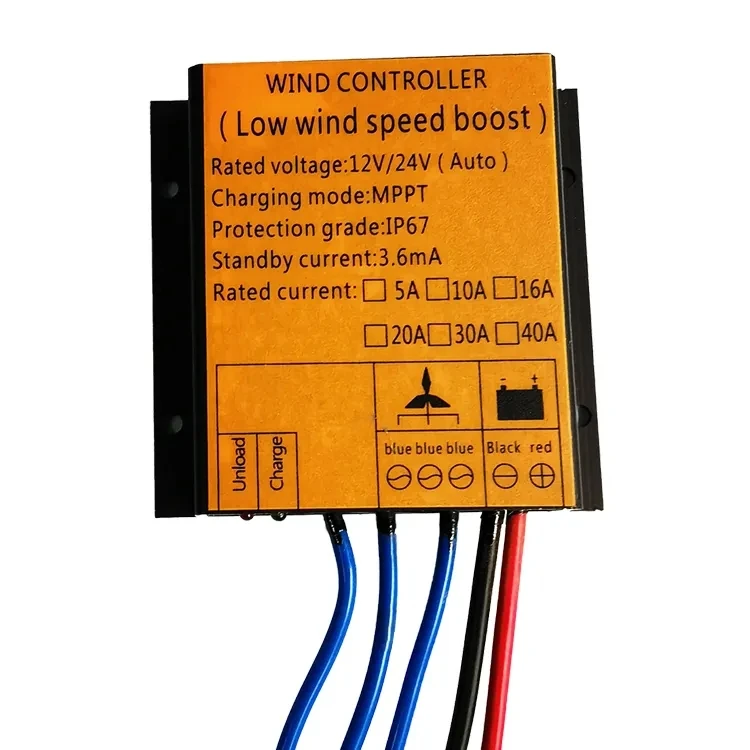 Factory Wind turbine MPPT Charge Controller 12v 24v AUTO 48V LOW WIND SPEED VOLTAGE Regulator for Wind Generator Three Phase