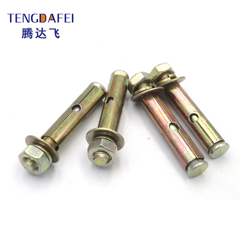 CARBON STEEL MFZn-C Sleeve Anchor M6M8M10M12M14 Expansion Bolt Concrete Anchor With Hex Nut