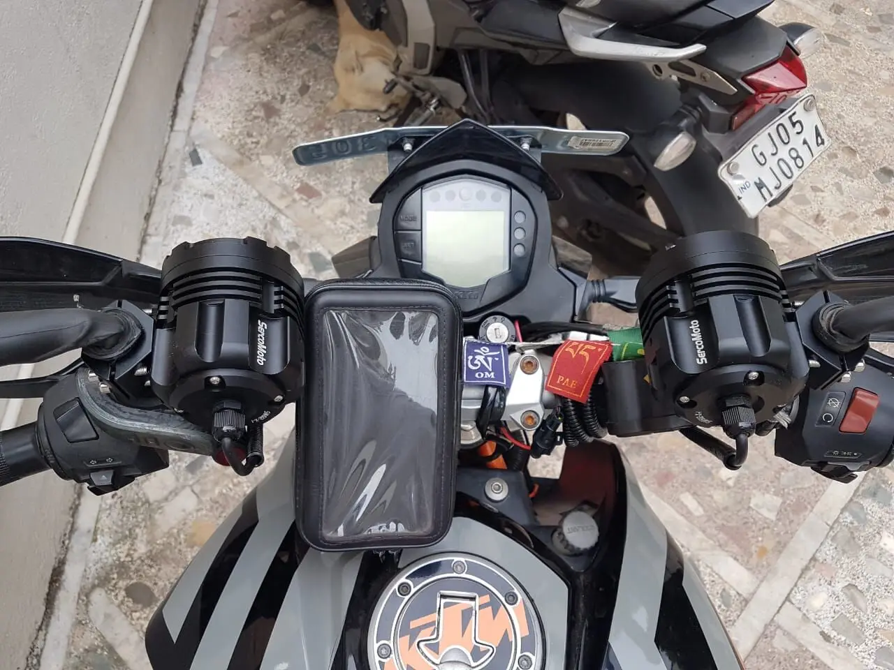 Sercomoto 2020 12V 60W gold motorcycle led fog lights CE Certificated China Supplier run with DC LED Motorcycle way for r1200gs