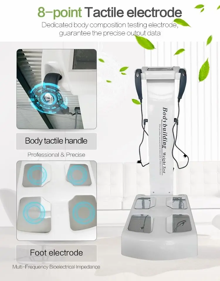 New body 3D Scanner Segmental Physical health analyzer 8-Electrode Bioelectrical Impedance Analysis