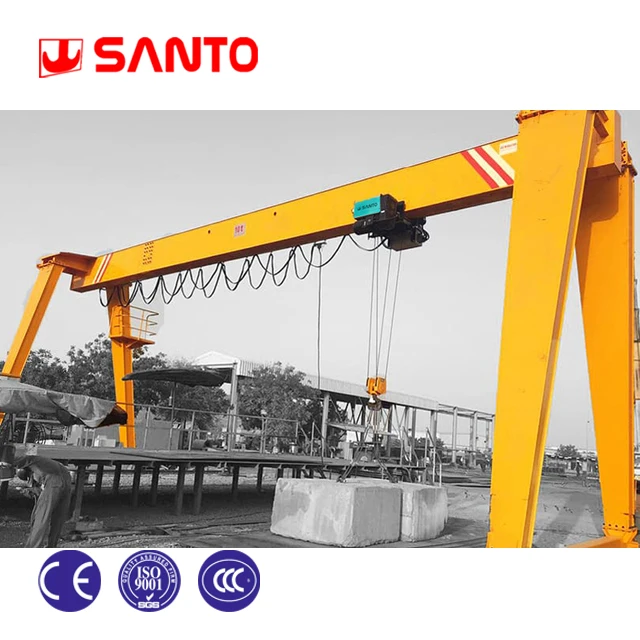 High Quality Electric Motor Drive Gantry Crane 30 Ton