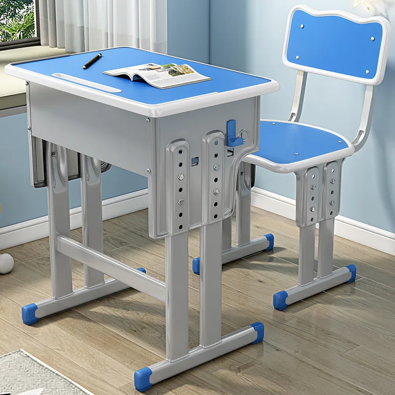School Furniture Set Adjustable Height Classroom Desks & Chairs for Students