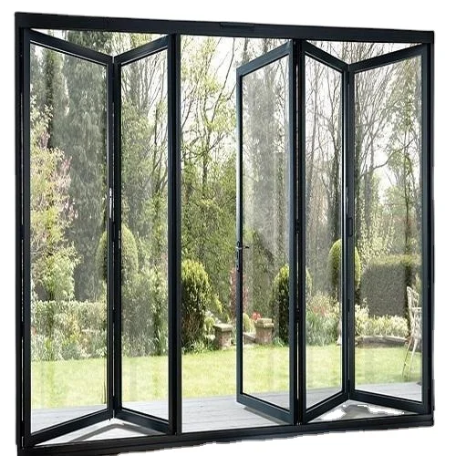 AS2047 TOMA Australia European Standard double triple  glass outdoor aluminium window  folding door wood steel folding door