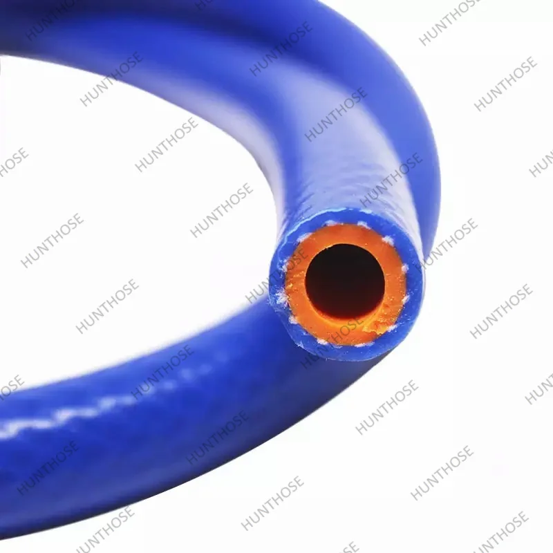 High Temperature Resistant Nissan Car Silicon Rubber Braided Air Hose Pneumatic Tubing Line For Air Compressor