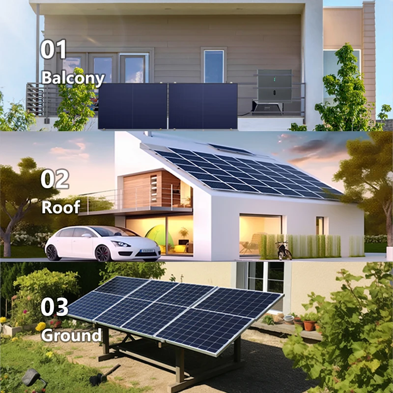 EL VED CE Certification IP67 Waterproof DC TO AC 800W Balcony Micro Inverter With Solar Panel