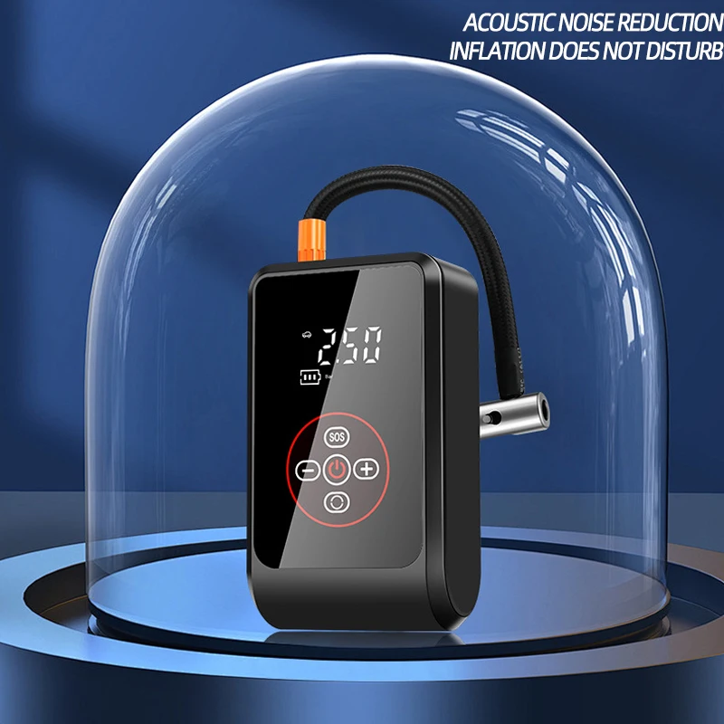 PCMOS Tire Inflators Wireless Car Inflation Pump 150psi Preset Auto Start Stop Basketball Inflation Pump car Air pump