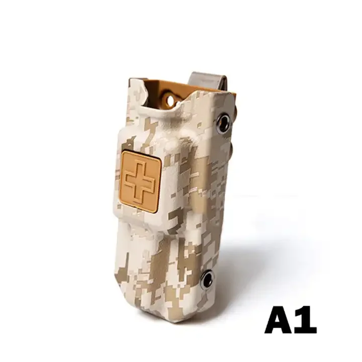 Tactical Outdoor Molle EMT Tourniquet Carrier Pouch Holder Hunting EDC Pouch Case Box Tourniquet First Aid Kit Storage Bag