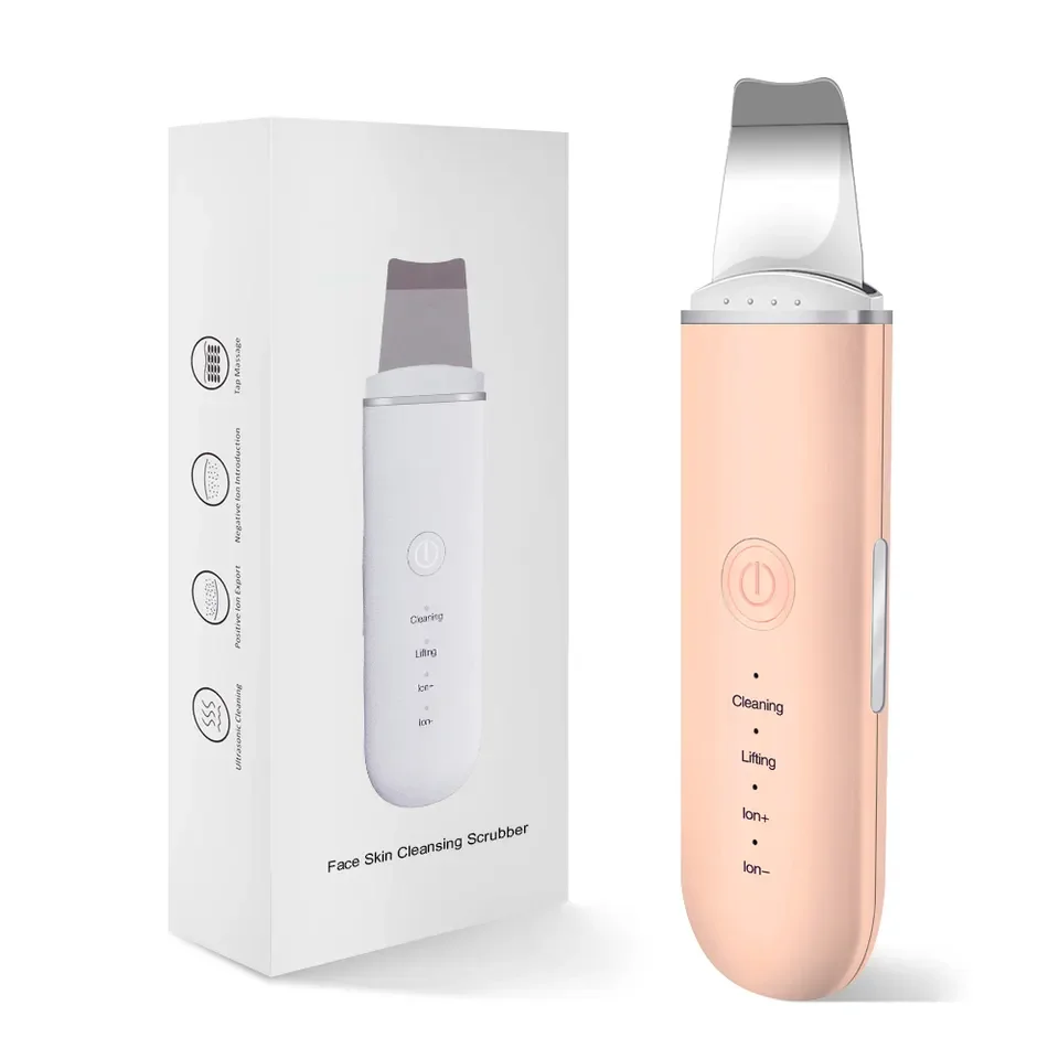 Hot Selling Blackhead Remover Facial Care Massager Acne Beauty Peeling  Ultrasonic Facial Scraper Skin Scrubber