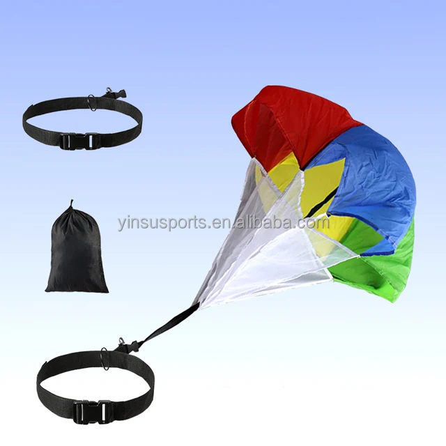 Wholesale Children Speed Chute Resistance Parachute Running Parachutes For Football Or Soccer with carry bag
