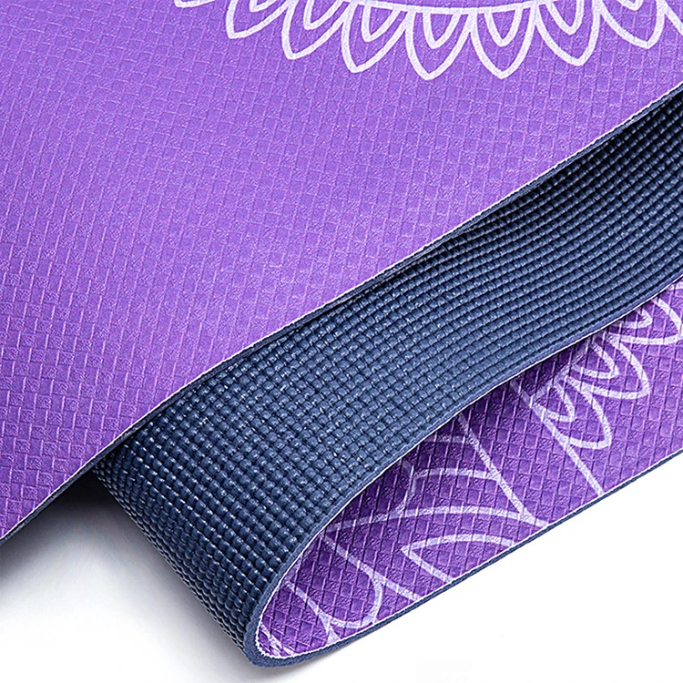  Non-slip Fitness Mat Gym Home Travel Pad 6mm Beginner New PVC Beautifully Constellation Printed