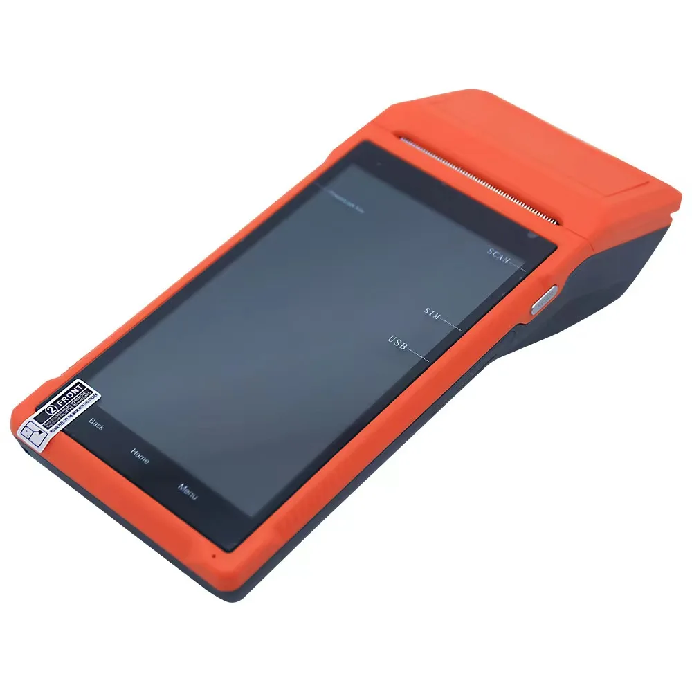 Cheap Q2i Handheld POS Terminal 5.5 Inch Android 8.1 Wireless Data POS System Bluetooth USB NFC-Payment & Lottery Mobile Machine