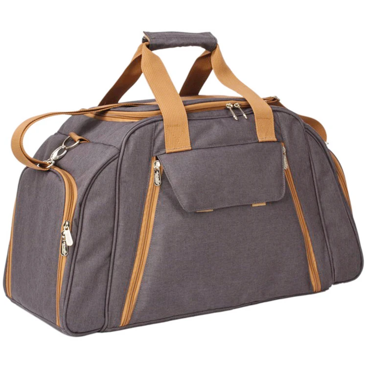 6 Person Shoulder Strap travel Picnic Bag With large capacity cooler compartment for big family outing