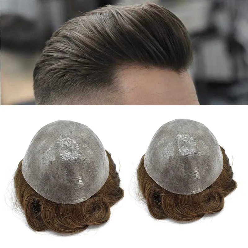 
 Подойдет как для повседневной носки, так + PU 100% французская кружевная шелковая баз бразильские волосы Замена для мужчин накладки из искусственных волос парики из натуральных волос для мужчин  