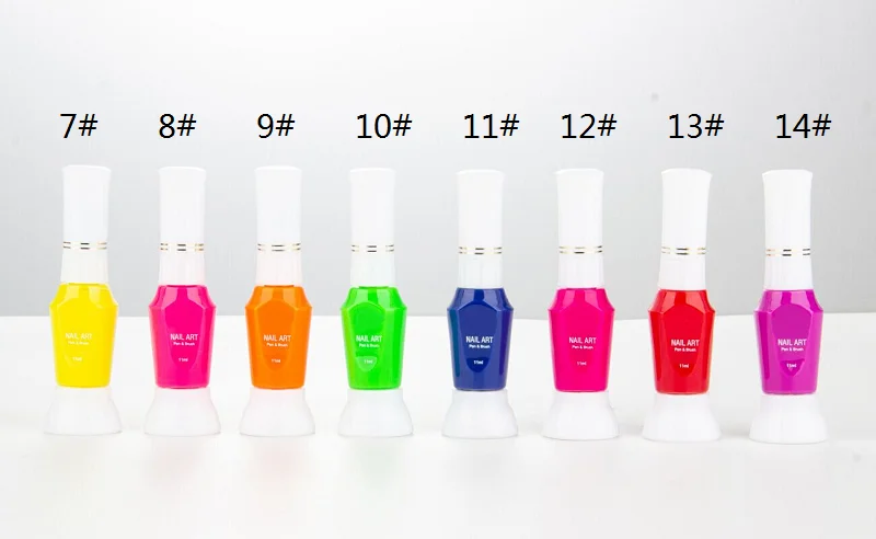 makeup cosmetic cheap price private label 2 in 1 ail polish and nail art pen