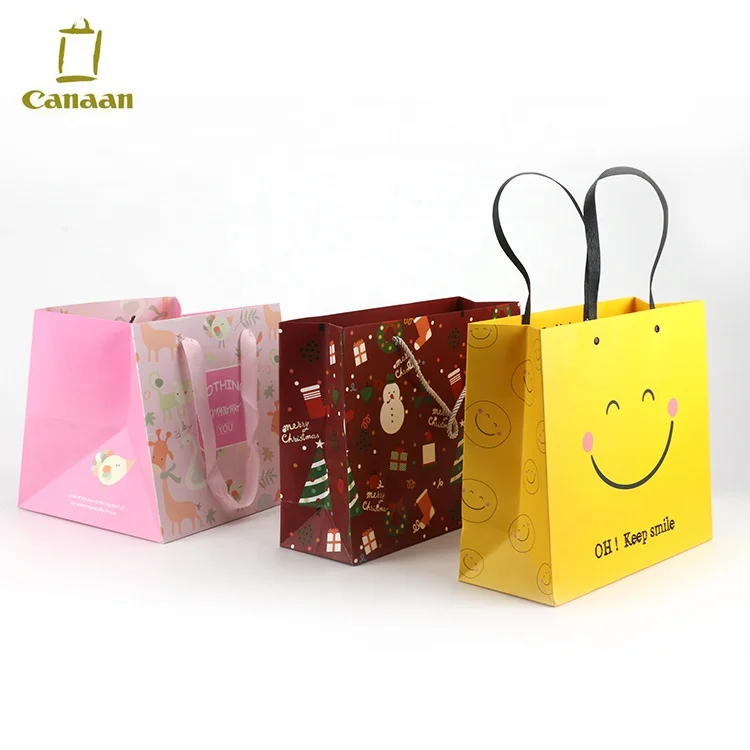 Customized Lovely Girl Gift Paper Boutique Wedding Bag, Shopping Paper Bag Custom Printing