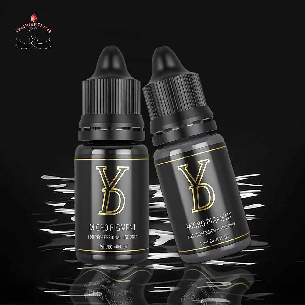 Lushcolor Топ концентрированный Микро Пигмент 12 мл OEM Перманентный макияж пигменты микроблейдинг пигмент для губ и бровей