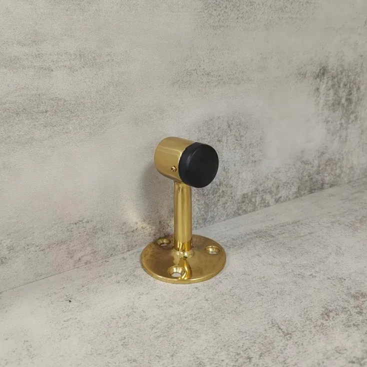 Factory Direct Sale High Quality Brass Door Stopper with Wall Mounted