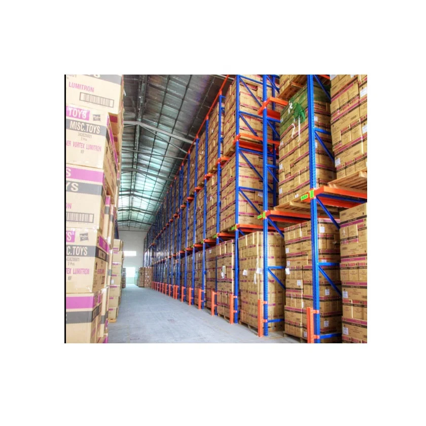 Привод склада в стальной поддон стеллажи