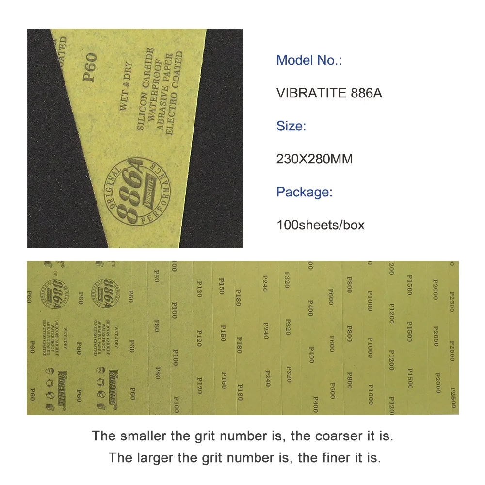 Абразивная бумага из карбида кремния с гальваническим покрытием, 9x11 дюймов, от 60 до 2500 граней, для деревянной мебели