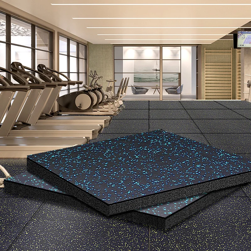 
Wholesale Custom 15-50mm thick gym rubber tiles/Durable Sport Floor Mat EPDM Gym Rubber Flooring mats 