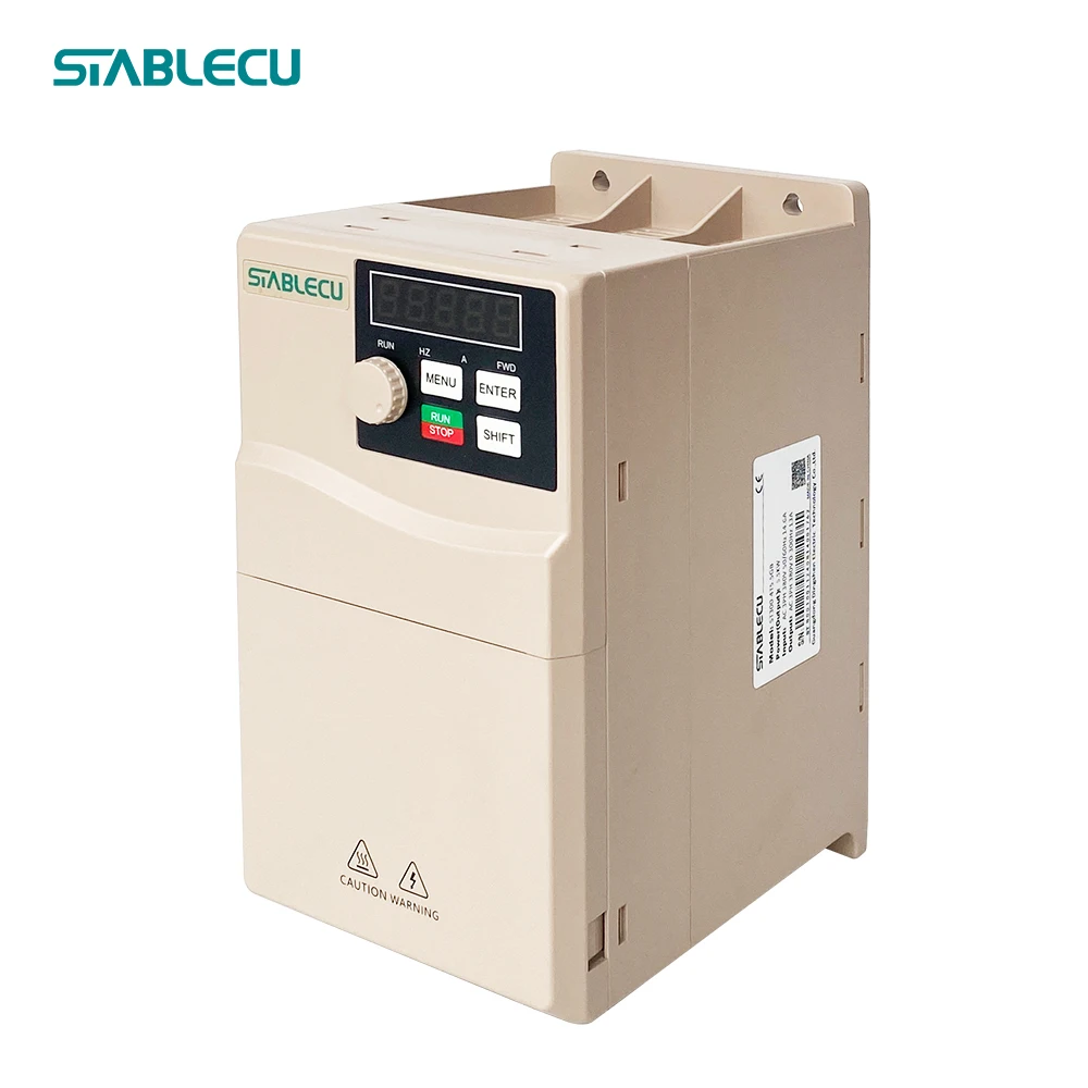 ac vfd 3 Phase 380v 400v 7.5kw 7.5hp 3 Phase Frequency Converter 0.75Kw to 2.2kw  vfd inverter for asynchronous regulator