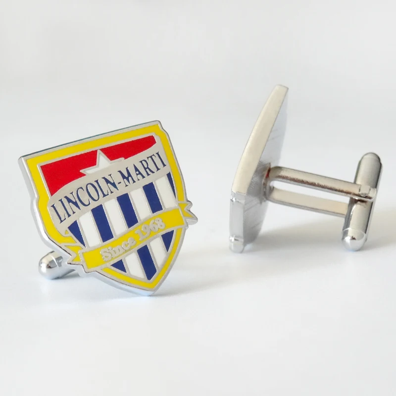 Wholesale Custom Fashion Metal Gold Silver Luxury Fancy Men Cufflinks