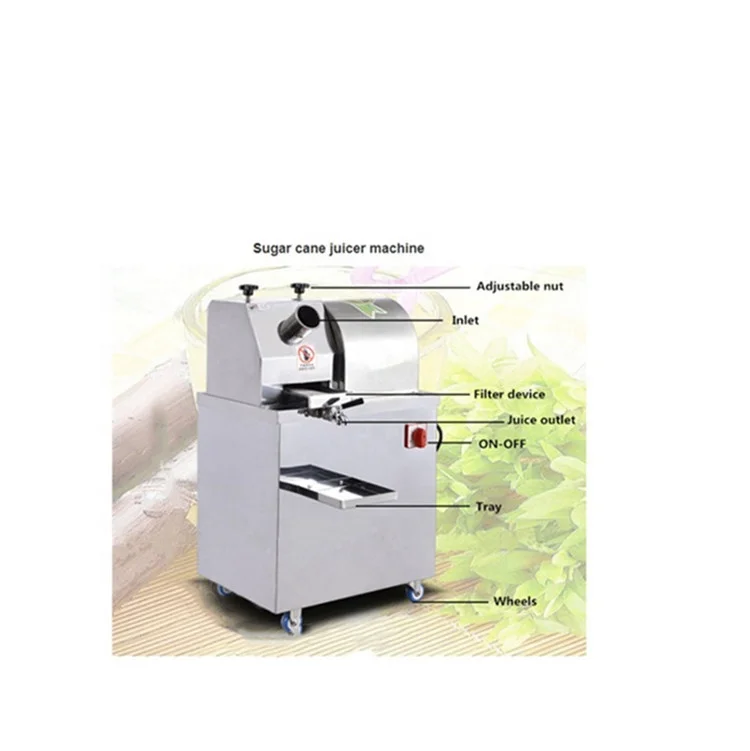 JY Electric industrial sugar cane cutting extractor / sugar cane juice press machine