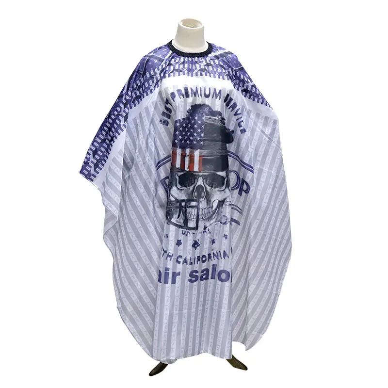 Водонепроницаемый парикмахерский накидка для стрижки волос с логотипом на заказ неопреновые Силиконовые черные накидки шею