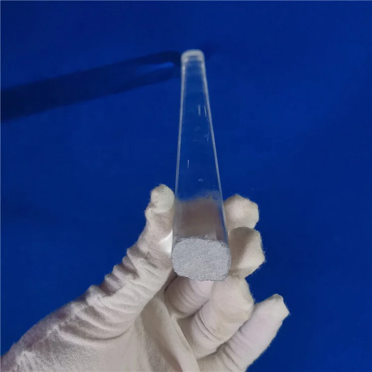 Настраиваемые высококачественные прозрачные кварцевые стеклянные стержни с различными наружными диаметрами, толщиной и длиной стен