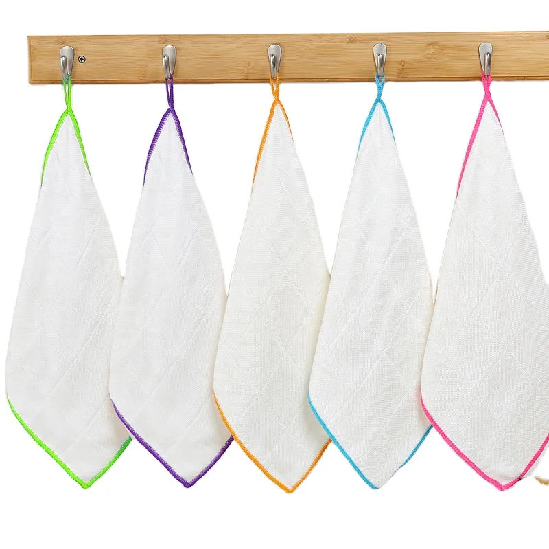 Wholesale Naturally Wooden Fiber Sustainable Dish Washing Towel Kitchen Cleaning Wiping Rags Dish Drying Cloth