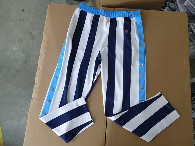 Custom logo usa basketball tear away pants QUICK DRY long Trousers mens warm up Anti-UV hip hop basketball jogging pants