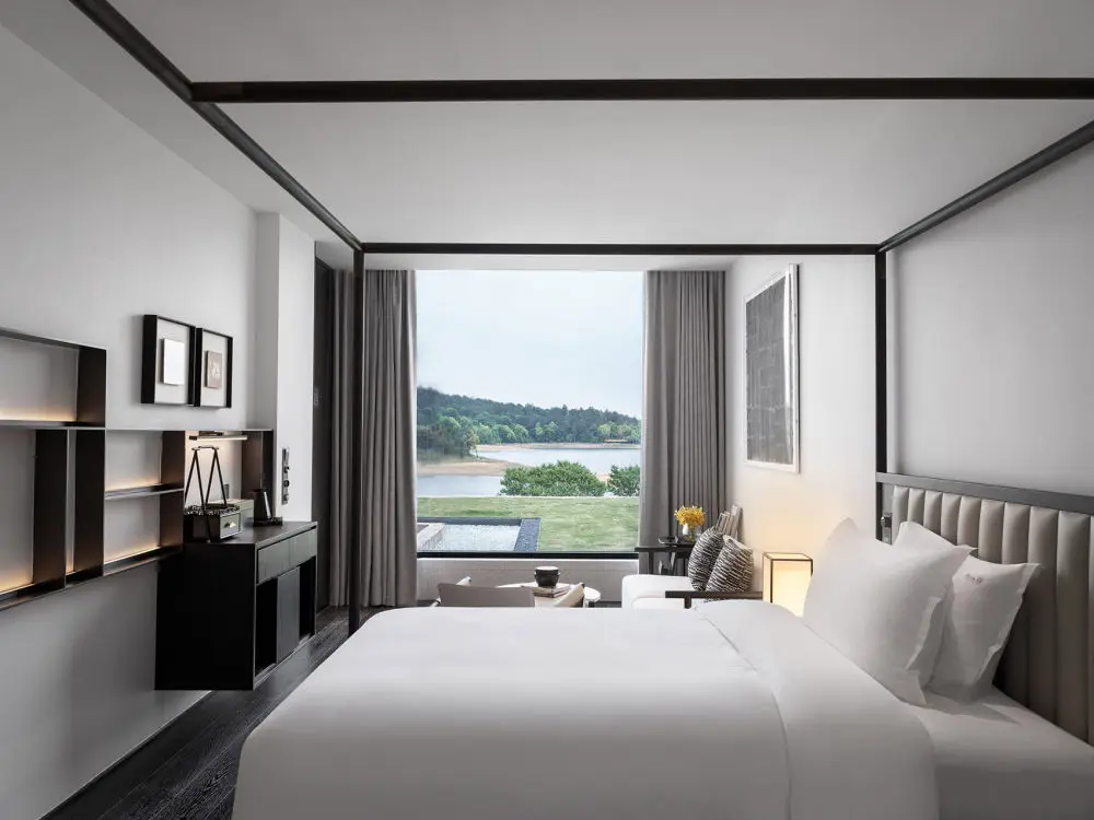 Hotel Bedroom Furniture Bedroom Set Double Single Queen King Size Bed Solid Wooden Beds Antique Wood Factory Manufacturer Modern