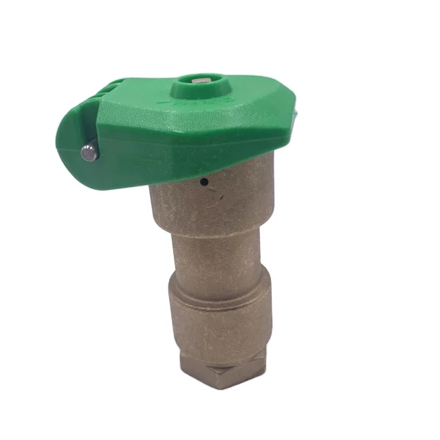 Brass Quick Coupling Lawn Irrigation Water Intake Valve Metal Construction
