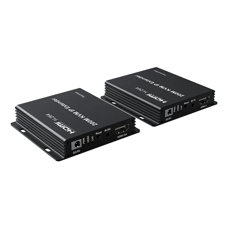 Senye Cable OEM ODM Kvm Over Ip Powerline Hdmi Extender 200m TX RX Hdmi USB Cat6 KVM Extender