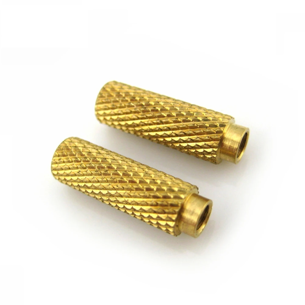 Threaded Insert Nuts 10-24 10-32 Brass Turning Part/brass Cnc Machining Micro Machining CNC Lathe Machining Parts 0.002~0.01mm