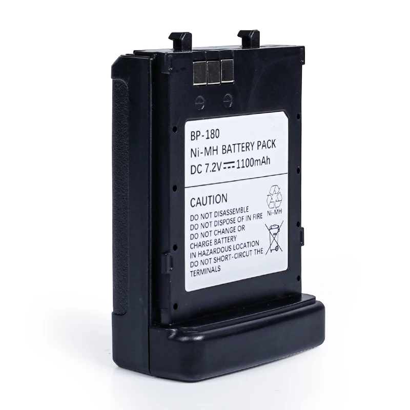 BP-180 7.2V 1100mAh Walkie Talkie Ni-MH Battery for ICOM IC-F3 IC-F4 IC-21AE Radios
